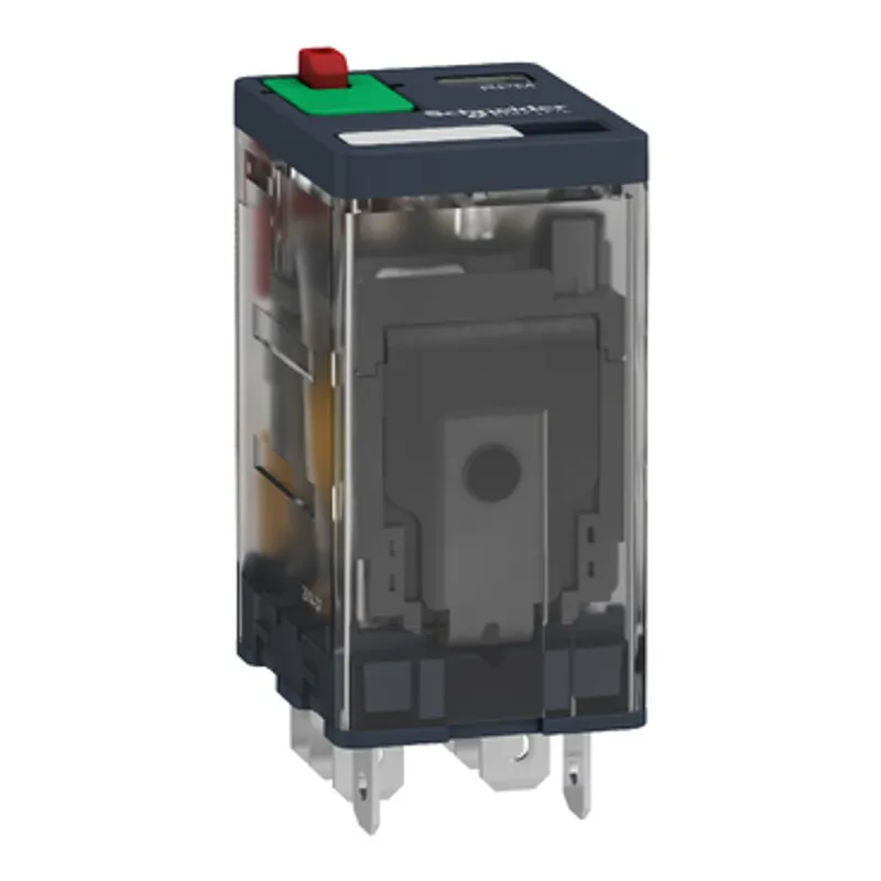 plug-in relay, Harmony electromechanical relays, 15A, 2CO, lockable test button, 120V AC — photo 7 of 10