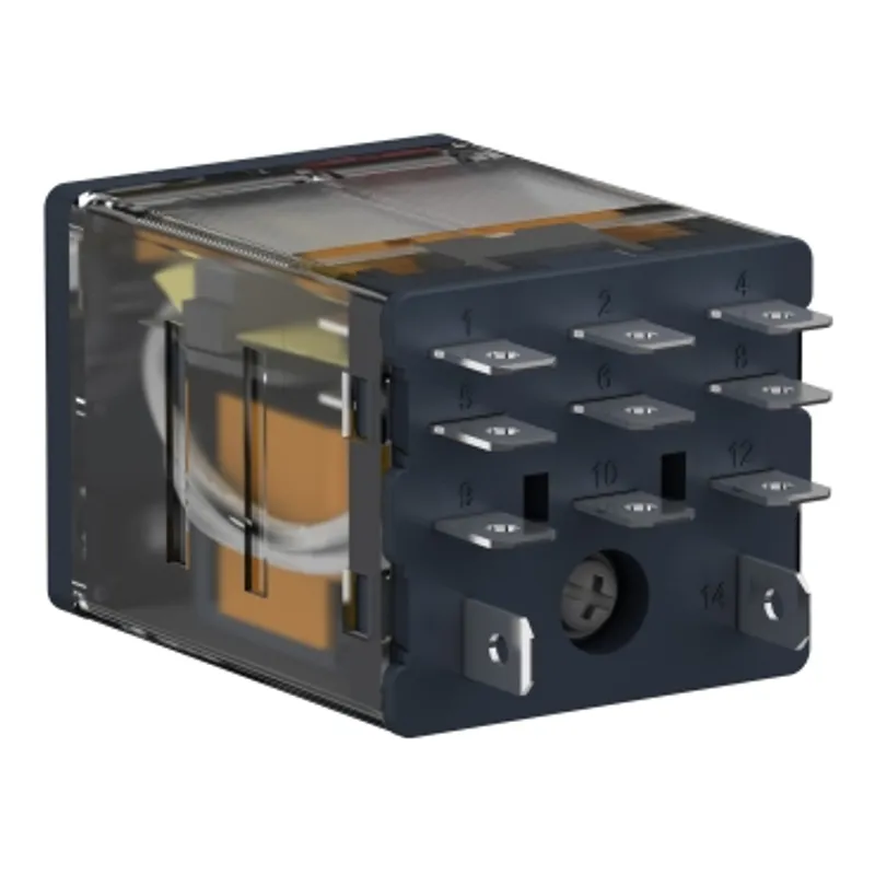 plug-in relay, Harmony electromechanical relays, 15A, 3CO, lockable test button, 120V AC — photo 6 of 10