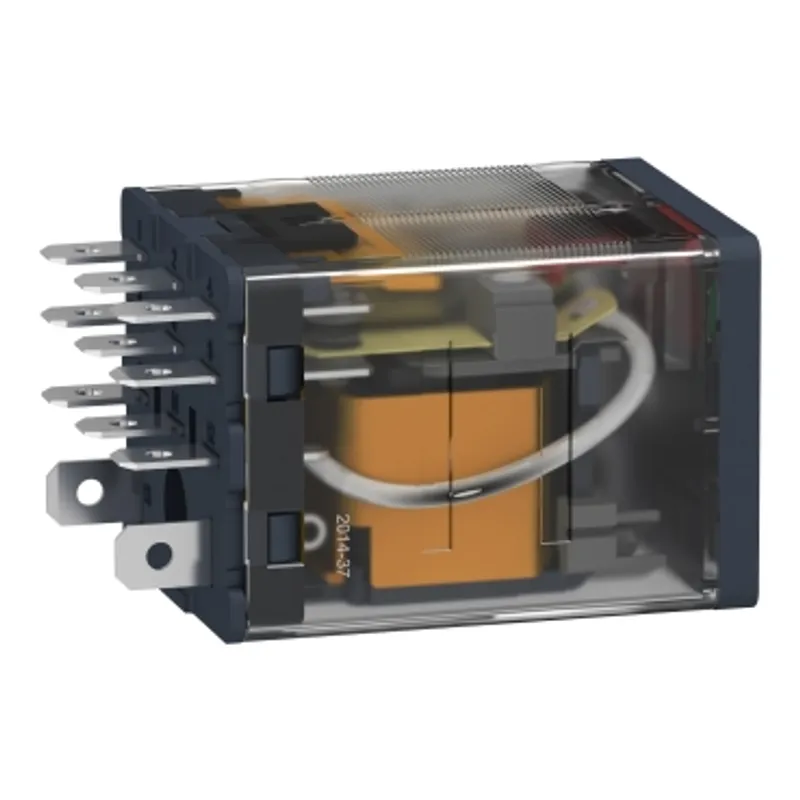 plug-in relay, Harmony electromechanical relays, 15A, 3CO, with LED, lockable test button, 120V AC — photo 8 of 10