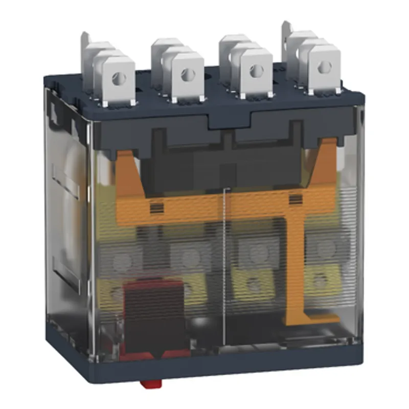 plug-in relay, Harmony electromechanical relays, 15A, 4CO, with LED, lockable test button, 120V AC — photo 5 of 10
