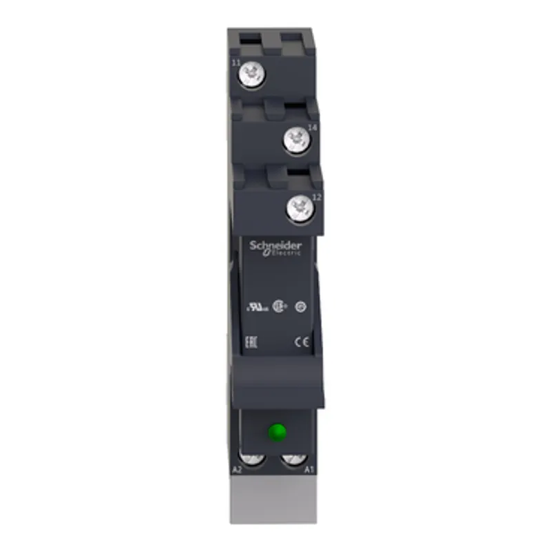 interface plug in relay, Harmony Electromechanical Relays, pre assembled, 12A, 1CO, with LED, 230V AC — photo 7 of 11