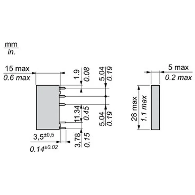 slim interface plug in relay, Harmony Electromechanical Relays, 6A, 1CO, low level, 24V DC — photo 2 of 10