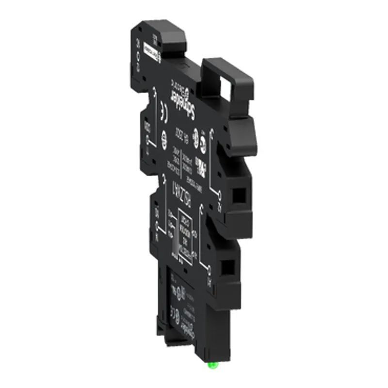 slim interface relay, Harmony Electromechanical Relays,  pre assembled, 6A, 1CO, with LED, screw connec to rs, 24V AC/DC — photo 6 of 10
