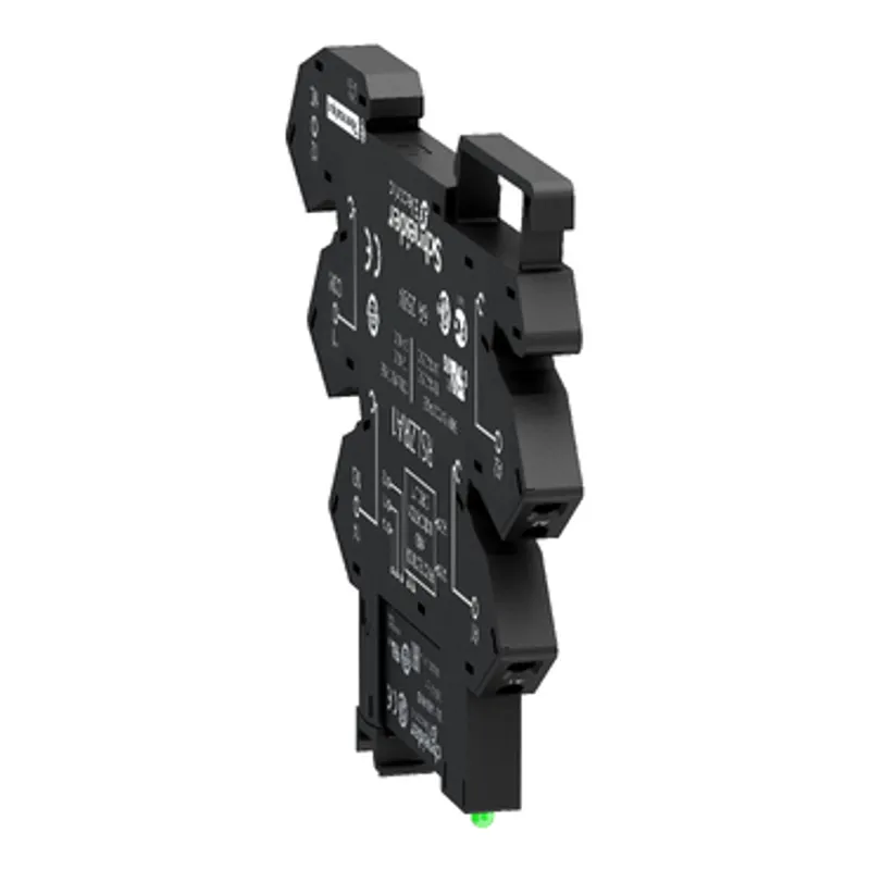 slim interface relay, Harmony Electromechanical Relays,  pre assembled, 6A, 1CO, with LED, screw connec to rs, 48V AC/DC — photo 6 of 10