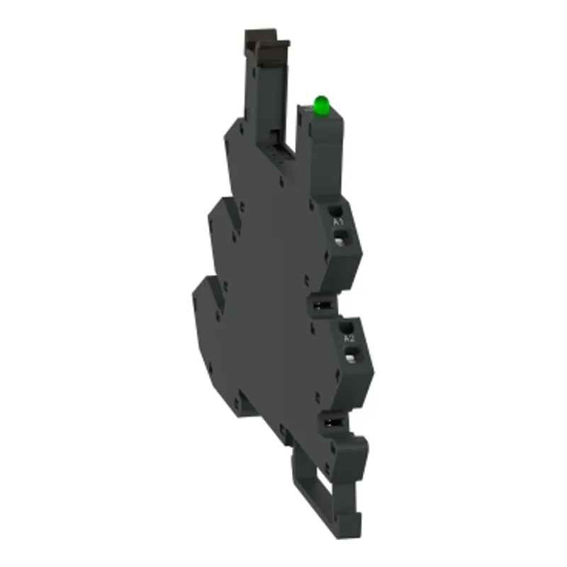 socket equipped with LED and protection circuit, Harmony Electromechanical Relays, for RSL1 relays, spring terminals, 110V AC DC — photo 4 of 10