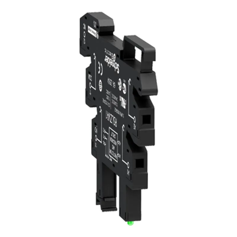 socket equipped with LED and protection circuit, Harmony Electromechanical Relays, for RSL1 relays, srew connec to r, 12 to 24V AC DC — photo 3 of 10