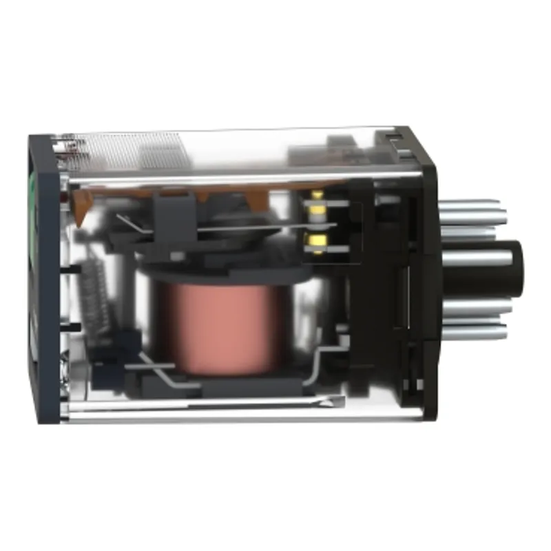 universal plug in relay, Harmony Electromechanical Relays, 10A, 2CO, with LED, lockable test but to n, 24V AC — photo 6 of 13