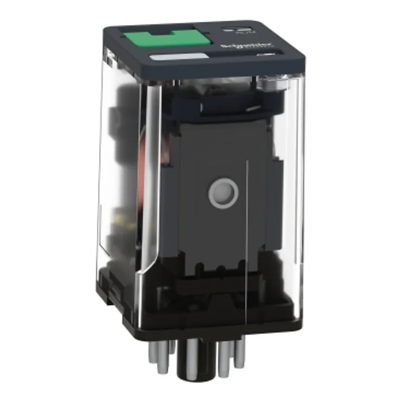 universal plug in relay, Harmony Electromechanical Relays, 10A, 2CO, with LED, lockable test but to n, 24V AC — photo 7 of 13