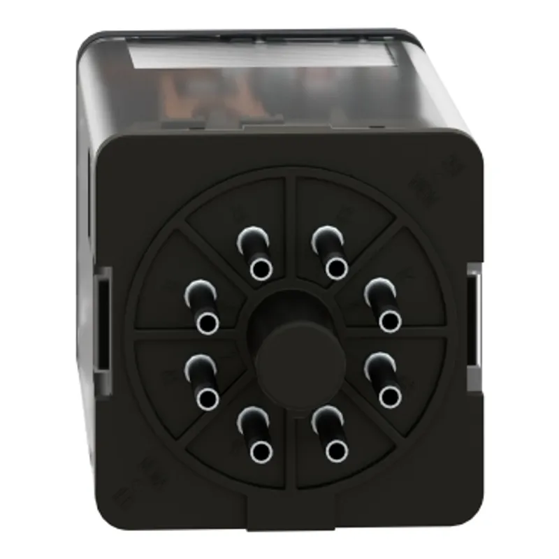 universal plug in relay, Harmony Electromechanical Relays, 10A, 2CO, with LED, lockable test but to n, 24V AC — photo 9 of 13