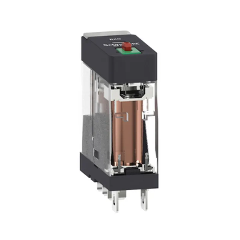 interface plug in relay, Harmony Electromechanical Relays, 10A, 1CO, lockable test but to n, 230V AC — photo 7 of 13