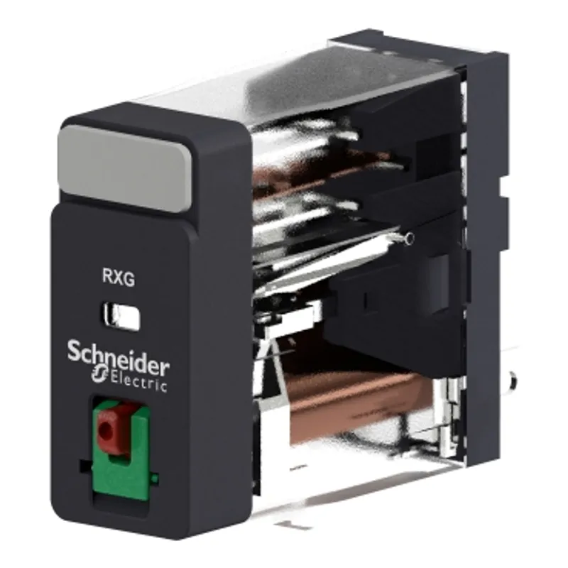 interface plug in relay, Harmony Electromechanical Relays, 10A, 1CO, lockable test but to n, 230V AC — photo 9 of 13