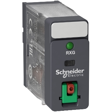 interface plug in relay, Harmony Electromechanical Relays, 10A, 1CO, with LED, lockable test but to n, 24V AC — photo 1 of 13