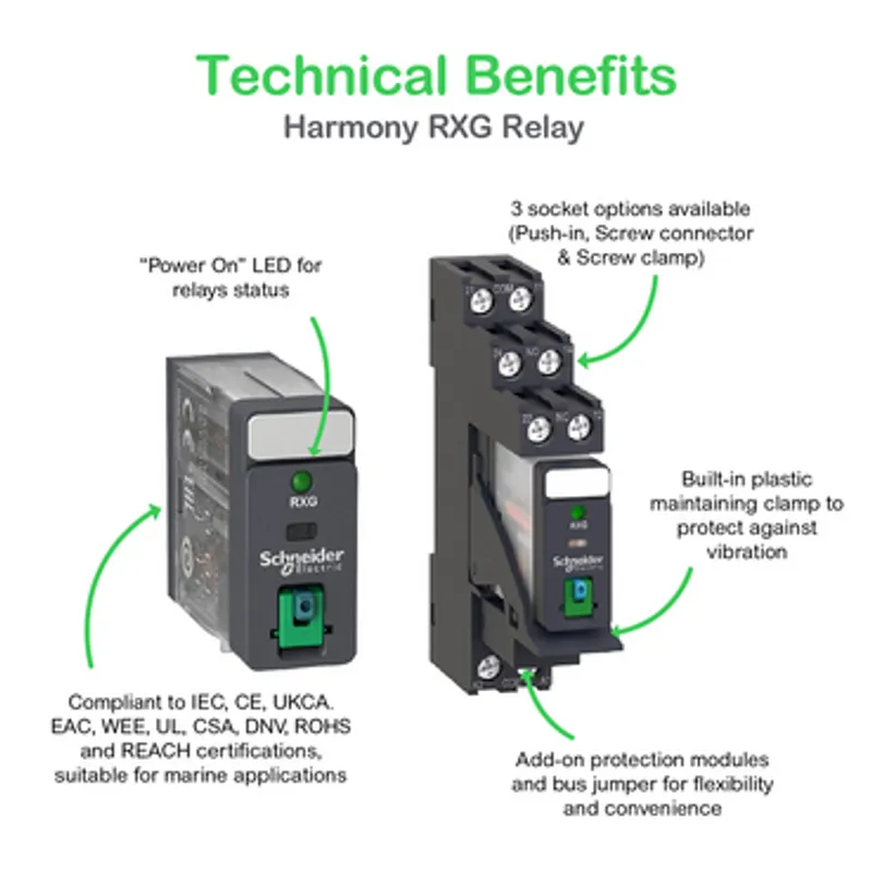 interface plug in relay, Harmony Electromechanical Relays, 10A, 1CO, with LED, lockable test but to n, 24V DC — photo 3 of 13