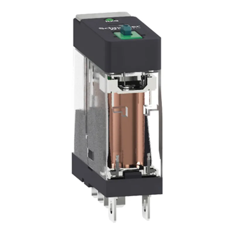 interface plug in relay, Harmony Electromechanical Relays, 10A, 1CO, with LED, lockable test but to n, 24V DC — photo 9 of 13