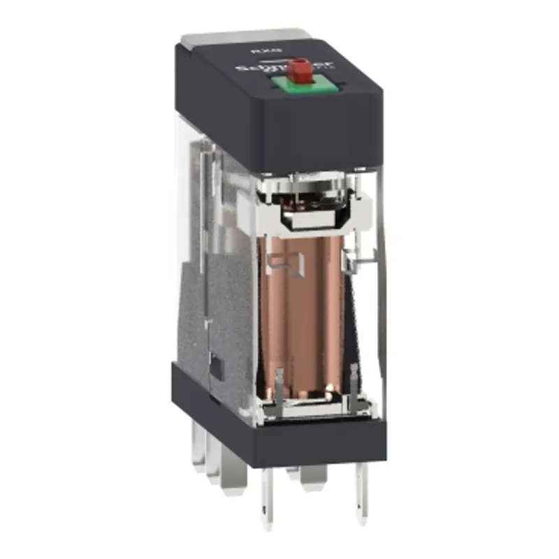 interface plug in relay, Harmony Electromechanical Relays, 5A, 2CO, lockable test but to n, 48V AC — photo 6 of 13