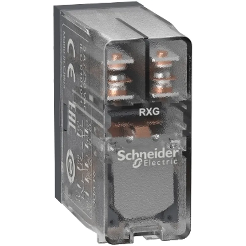 interface plug in relay, Harmony Electromechanical Relays, 5A, 2CO, clear cover, 24V DC — photo 1 of 13