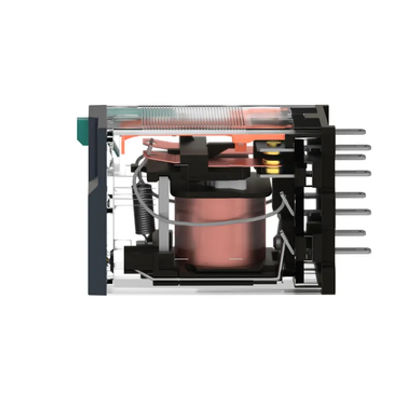 miniature plug in relay, Harmony Electromechanical Relays, 12A, 2CO, lockable test but to n, 24V DC — photo 8 of 19