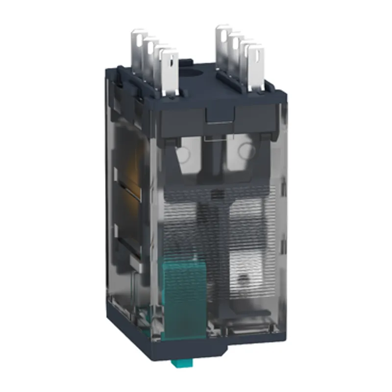 miniature plug in relay, Harmony Electromechanical Relays, 12A, 2CO, lockable test but to n, 110V DC — photo 11 of 19