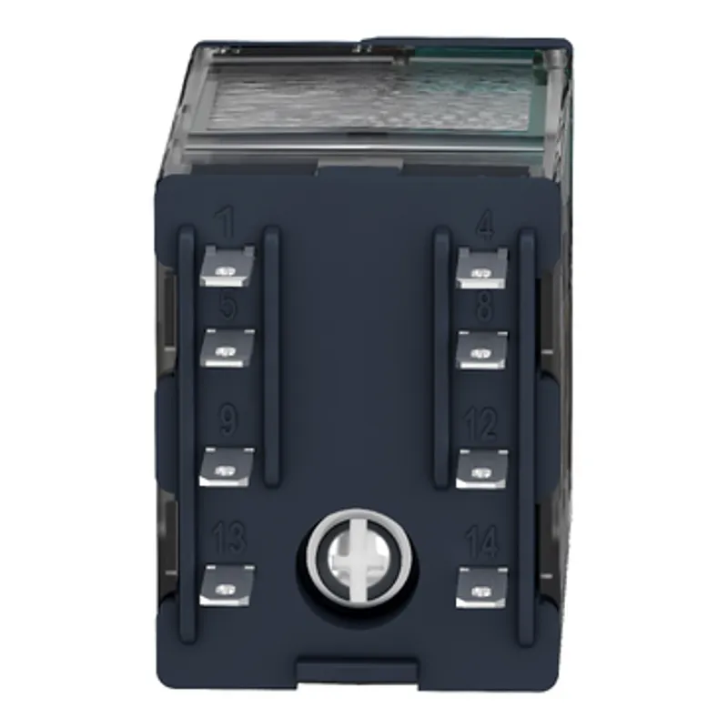miniature plug in relay, Harmony Electromechanical Relays, 12A, 2CO, lockable test but to n, 110V DC — photo 13 of 19