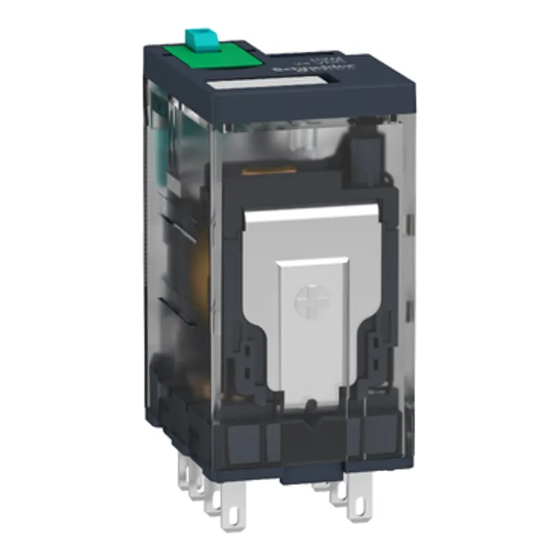 miniature plug in relay, Harmony Electromechanical Relays, 12A, 2CO, lockable test but to n, 110V DC — photo 16 of 19