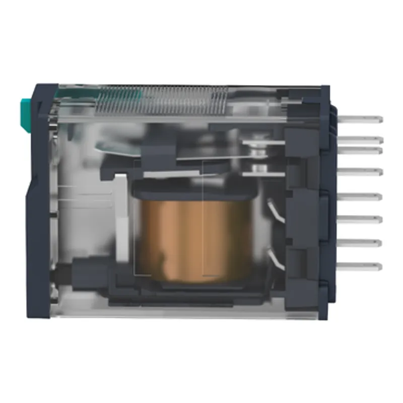 miniature plug in relay, Harmony Electromechanical Relays, 12A, 2CO, lockable test but to n, 12V DC — photo 12 of 19