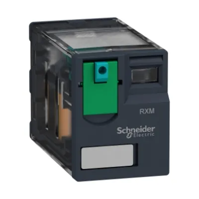 Miniature plug in relay, Harmony, 6 A, 2CO, lockable test button, 60V DC
