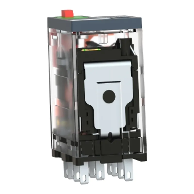 miniature plug in relay, Harmony Electromechanical Relays, 10A, 3CO, with LED, lockable test but to n, 24V AC — photo 6 of 13