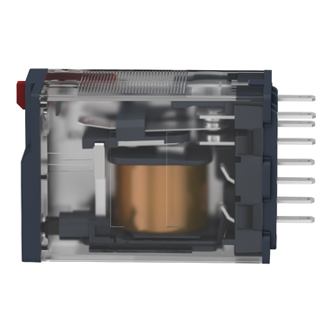 miniature plug in relay, Harmony Electromechanical Relays, 6A, 4CO, lockable test but to n, 48V AC — photo 6 of 14