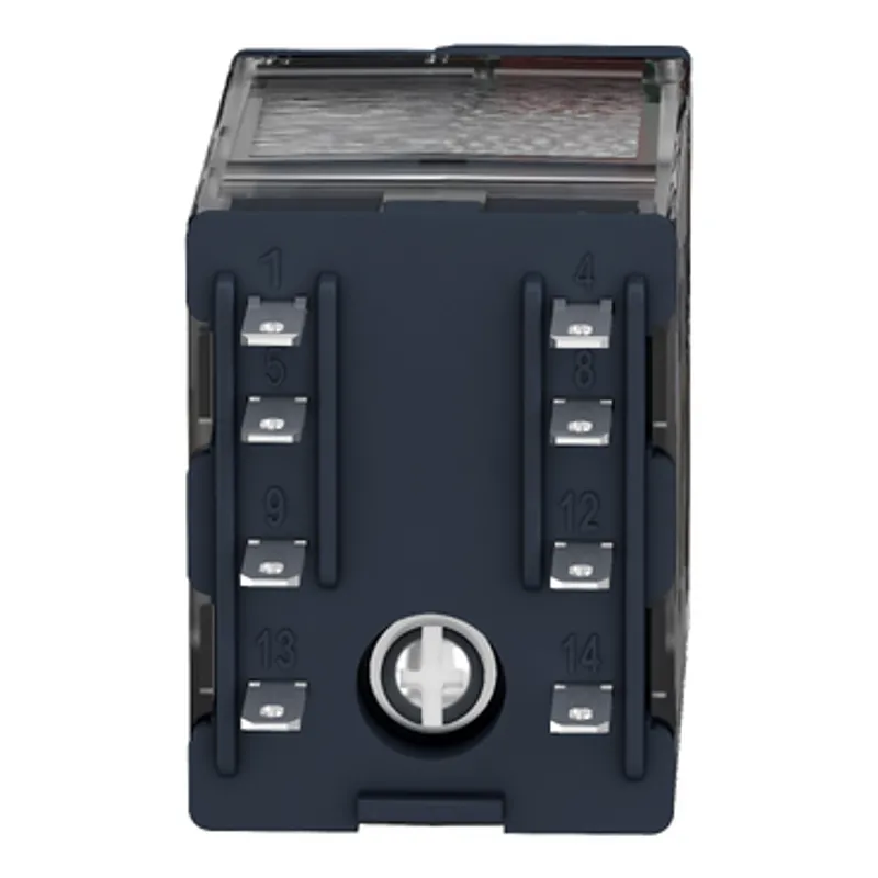 miniature plug in relay, Harmony Electromechanical Relays, 6A, 4CO, lockable test but to n, 48V AC — photo 7 of 14