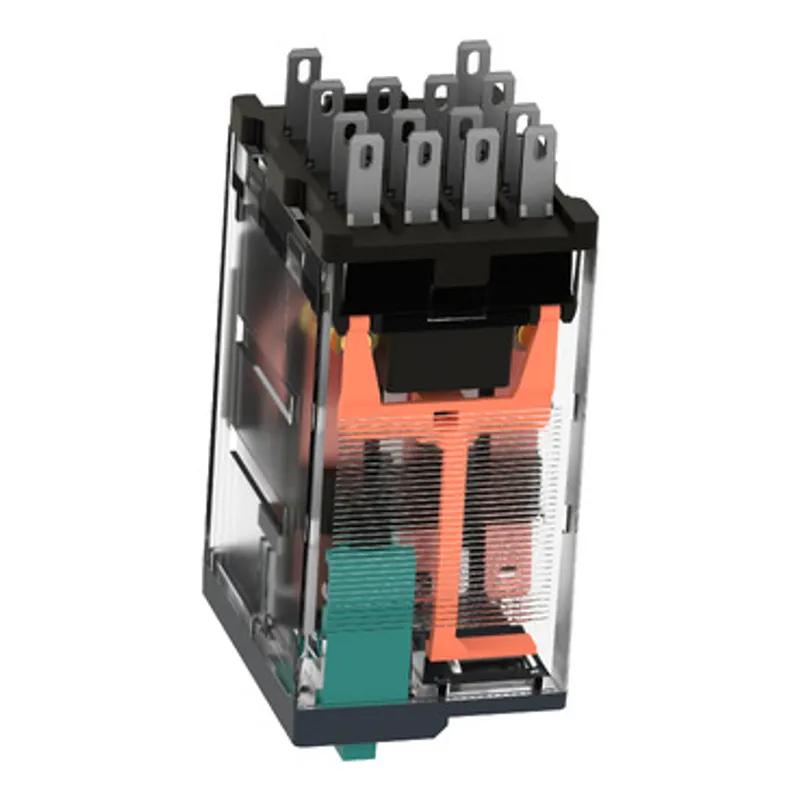 miniature plug in relay, Harmony Electromechanical Relays, 3A, 4CO, lockable test but to n, 24V DC — photo 8 of 11