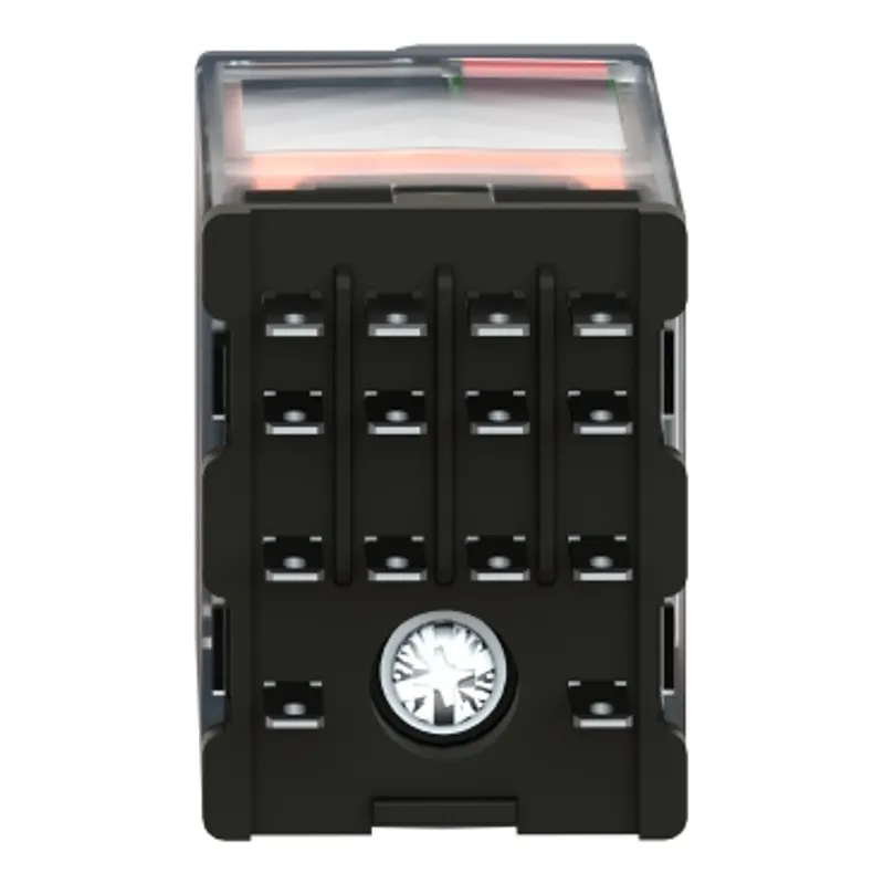 miniature plug in relay, Harmony Electromechanical Relays, 3A, 4CO, with LED, lockable test but to n, 230V AC — photo 7 of 11
