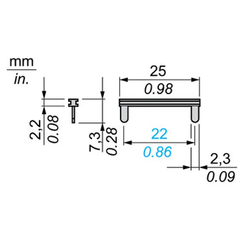 bus jumper, Harmony Electromechanical Relays, 2 poles, for all screw sockets — photo 2 of 11