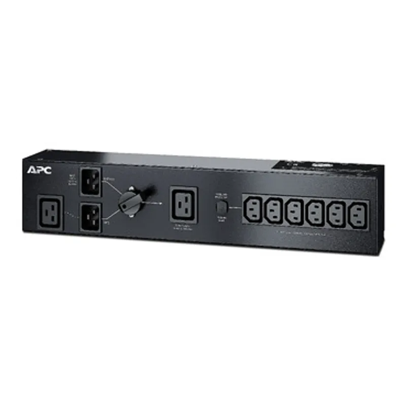 APC SERVICE BYPASS PDU, 230V 16AMP W/ (6) IEC C13 AND (1) C19 — photo 1 of 2