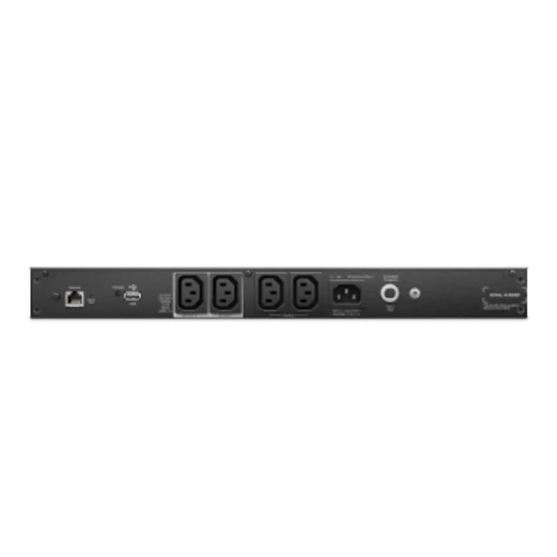 APC Smart-UPS, Line Interactive, 500VA, Lithium-ion, Rackmount 1U, 230V, 4x IEC C13 outlets, Network Card, Short Depth — photo 2 of 3