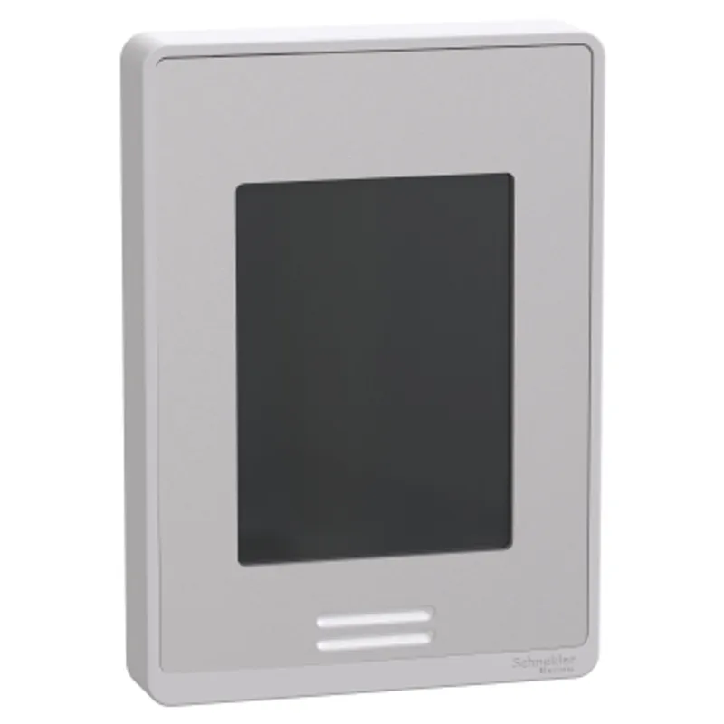 Low-Voltage Fan Coil Room Controller & Zone Controller: BACnet MS/TP, RH sensor & control, Silver Case/Fascia — photo 1 of 3