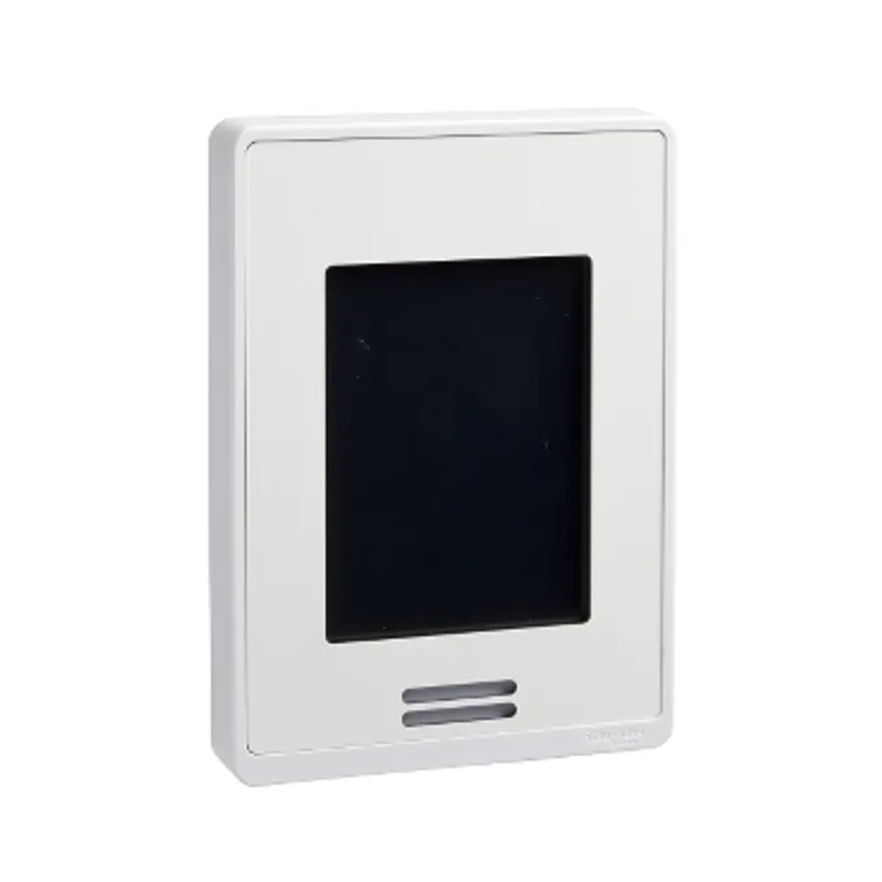 Low-Voltage Fan Coil Room Controller & Zone Controller: BACnet MS/TP, RH sensor & control, White Case/Fascia — photo 1 of 2