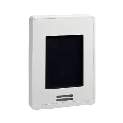 Hotel LV Fan Coil Room Controller & Zone Controller: BACnet MS/TP, ZigBee Embedded, IP ready, RH sensor & control, PIR sensor, White Case/Fascia.