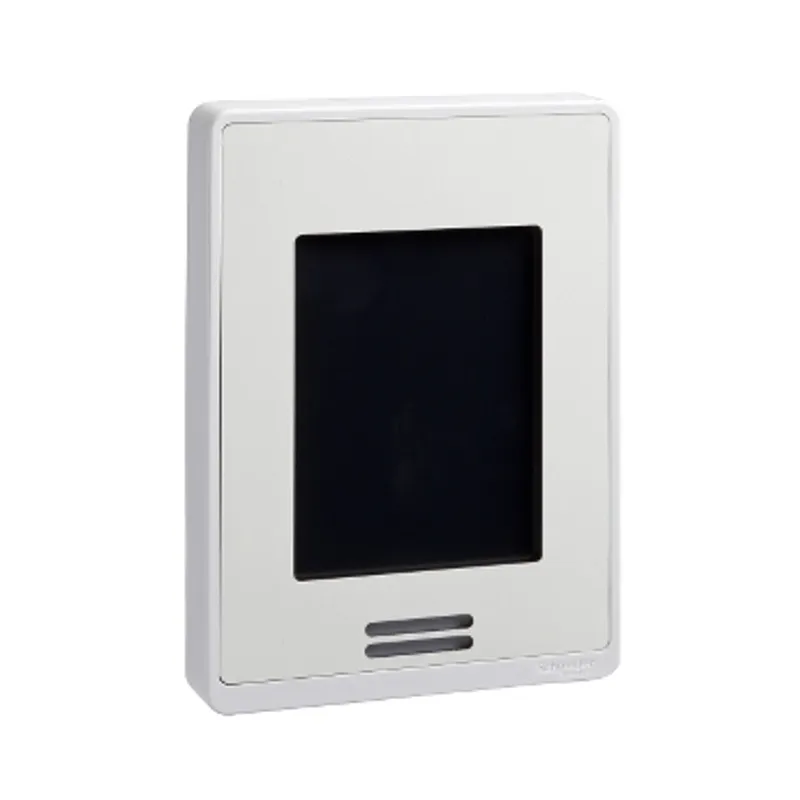 Hotel Line-Voltage Fan Coil Room Controller: BACnet MS/TP, ZigBee Embedded, RH sensor & control, IP ready, PIR motion sensor, White Case/Fascia