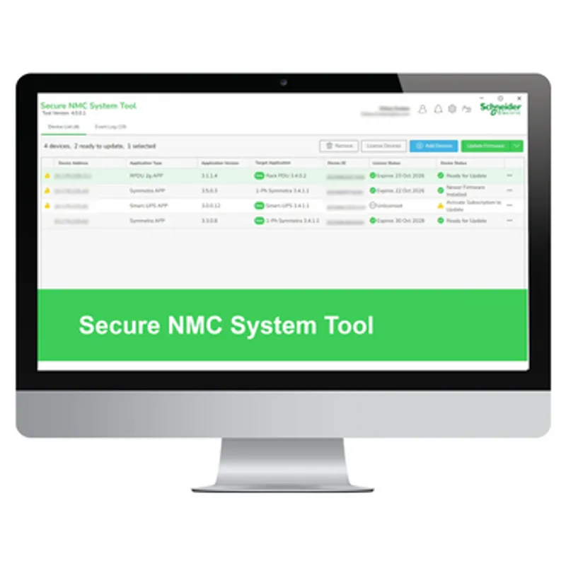 Software, Network Management Cards, Secure NMC System (SNS) Tool for Smart-UPS, reduce your exposure to attack and stay up-to-date