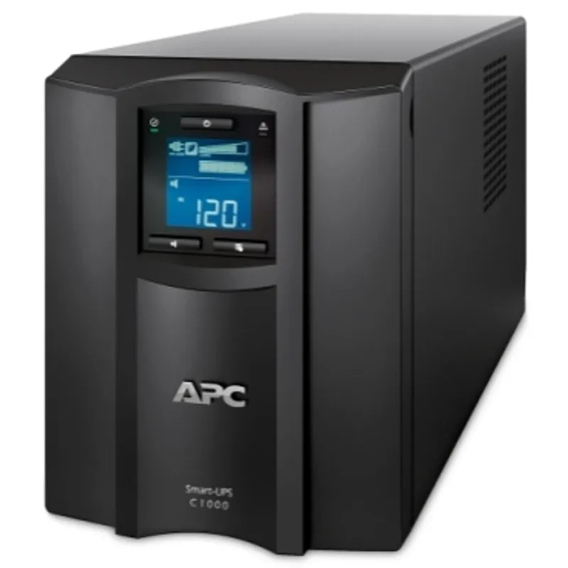 APC Smart-UPS C, Line Interactive, 1000VA, Tower, 230V, 8x IEC C13 outlets, SmartConnect port, USB and Serial communication, AVR, Graphic LCD — photo 1 of 5