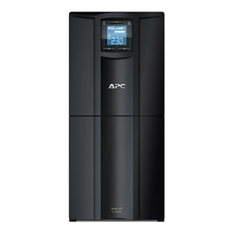 APC Smart-UPS C, Line Interactive, 3kVA, Tower, 230V, 8x IEC C13+1x IEC C19 outlets, USB and Serial communication, AVR, Graphic LCD — photo 2 of 3