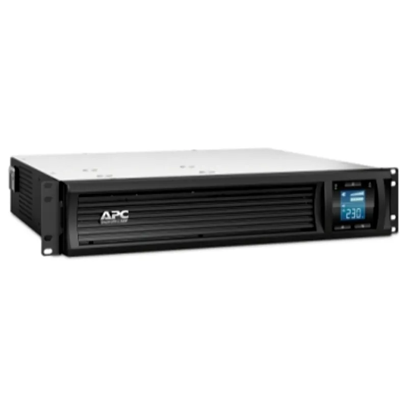 APC Smart-UPS C, Line Interactive, 3kVA, Rackmount 2U, 230V, 8x IEC C13+1x IEC C19 outlets, USB and Serial communication, AVR, Graphic LCD — photo 2 of 4