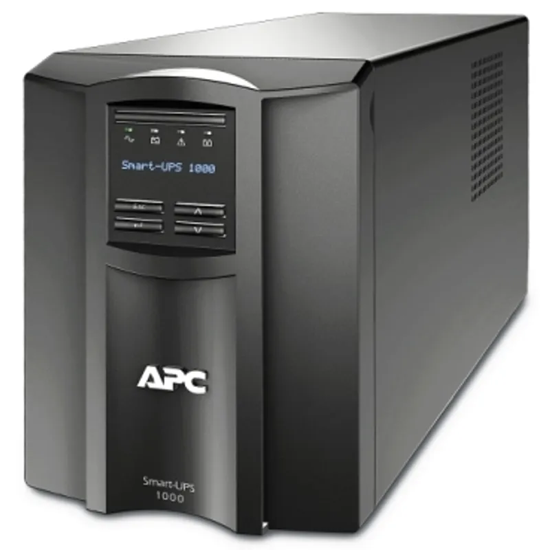 APC Smart-UPS, Line Interactive, 1000VA, Tower, 230V, 8x IEC C13 outlets, SmartConnect Port+SmartSlot, AVR, LCD — photo 1 of 4