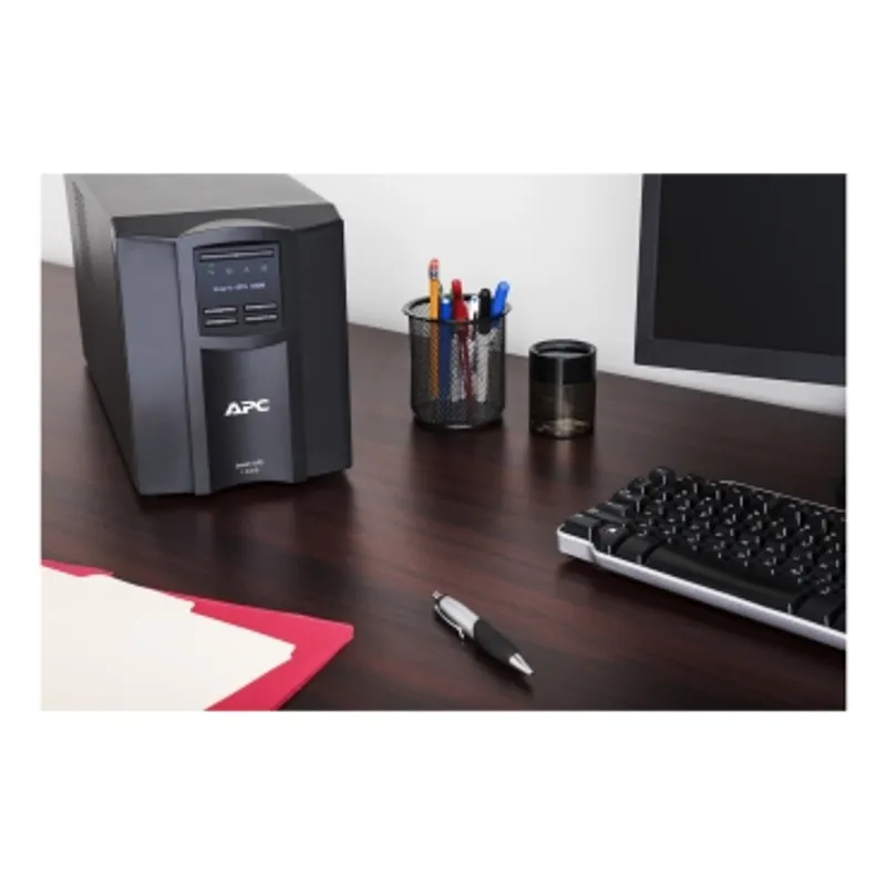 APC Smart-UPS, Line Interactive, 1000VA, Tower, 230V, 8x IEC C13 outlets, SmartConnect Port+SmartSlot, AVR, LCD — photo 2 of 4