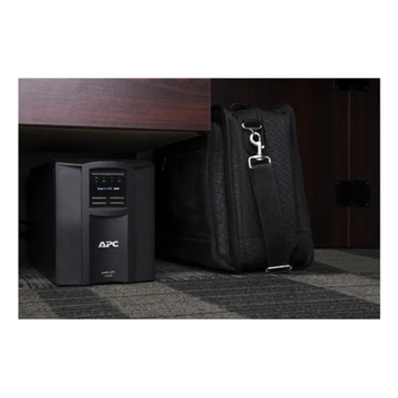 APC Smart-UPS, Line Interactive, 1000VA, Tower, 230V, 8x IEC C13 outlets, SmartConnect Port+SmartSlot, AVR, LCD — photo 4 of 4