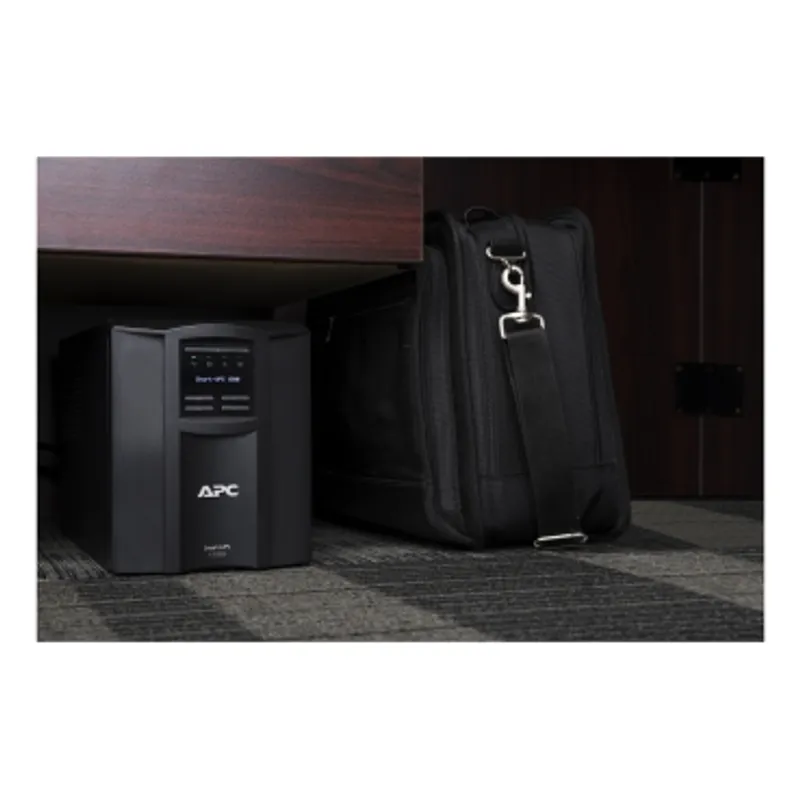 APC Smart-UPS, Line Interactive, 1500VA, Tower, 230V, 8x IEC C13 outlets, SmartConnect Port+SmartSlot, AVR, LCD — photo 3 of 4
