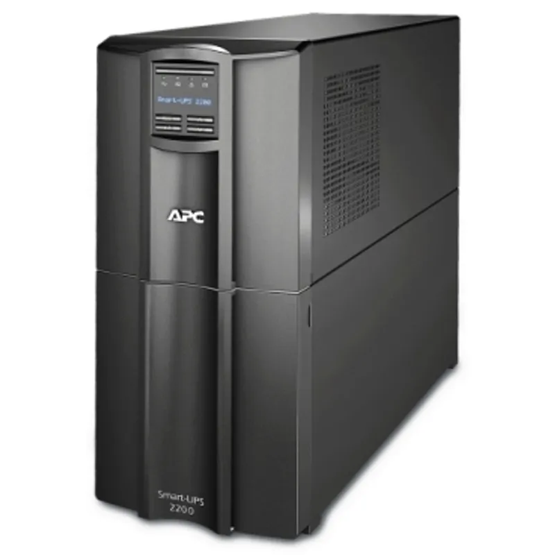 APC Smart-UPS, Line Interactive, 2200VA, Tower, 230V, 8x IEC C13+2x IEC C19 outlets, SmartConnect Port+SmartSlot, AVR, LCD — photo 1 of 3