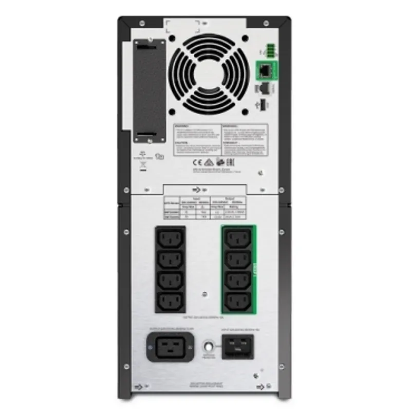 APC Smart-UPS, Line Interactive, 2200VA, Tower, 230V, 8x IEC C13+2x IEC C19 outlets, SmartConnect Port+SmartSlot, AVR, LCD — photo 3 of 3