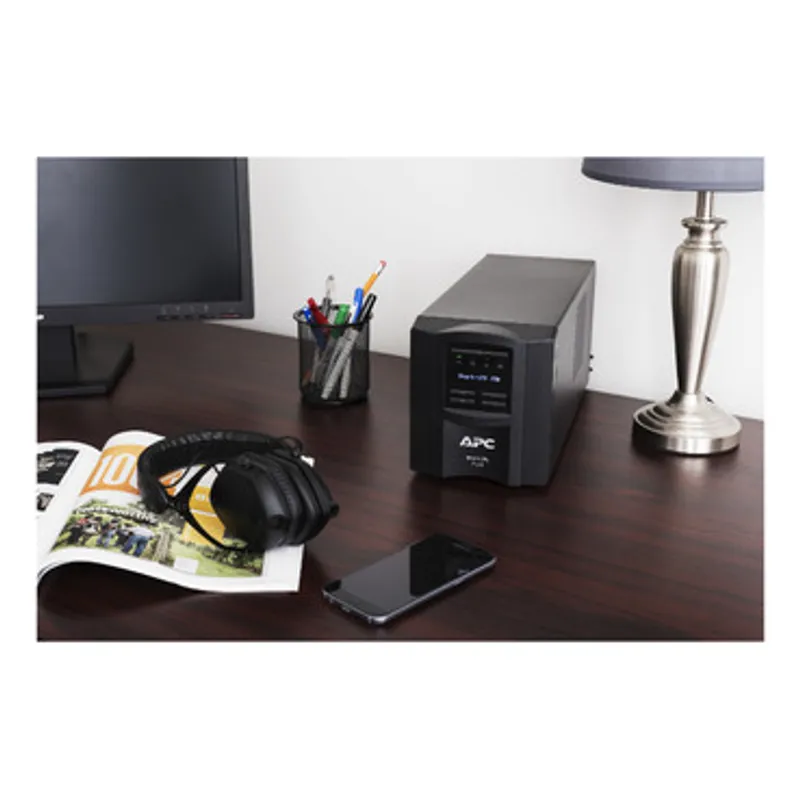 APC Smart-UPS, Line Interactive, 750VA, Tower, 230V, 6x IEC C13 outlets, SmartConnect Port+SmartSlot, AVR, LCD — photo 4 of 5