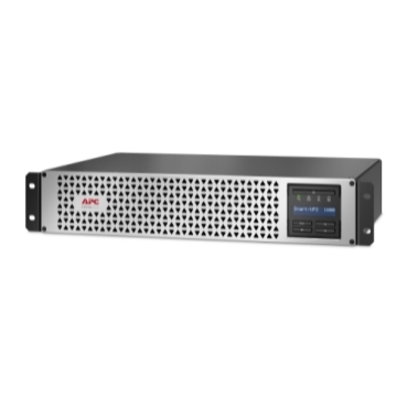 APC Smart-UPS, Line Interactive, 1000VA, Lithium-ion, Rack/Tower, 2U, 230V, 6x IEC C13 outlets, SmartConnect Port+SmartSlot, Short Depth, AVR, LCD — photo 1 of 3